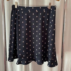 NWOT LOFT Navy Blue Skirt